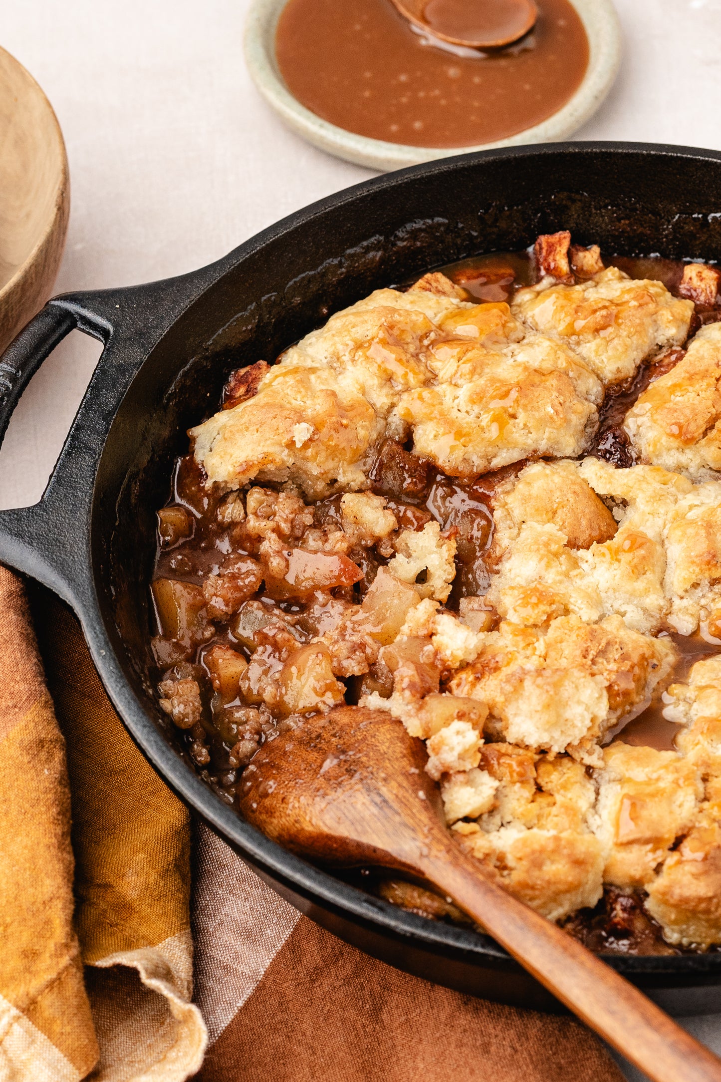 Apple Cobbler Skillet