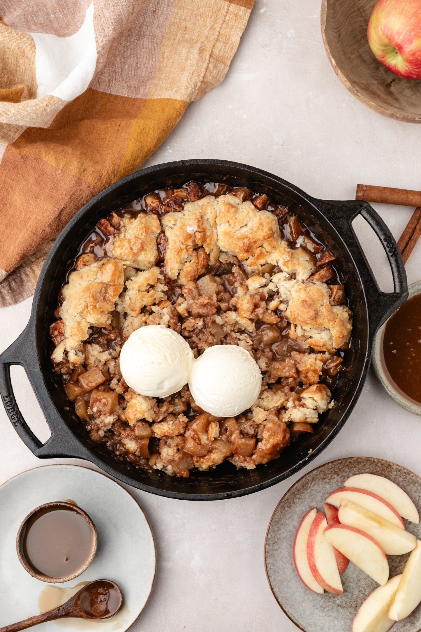 Apple Cobbler Skillet