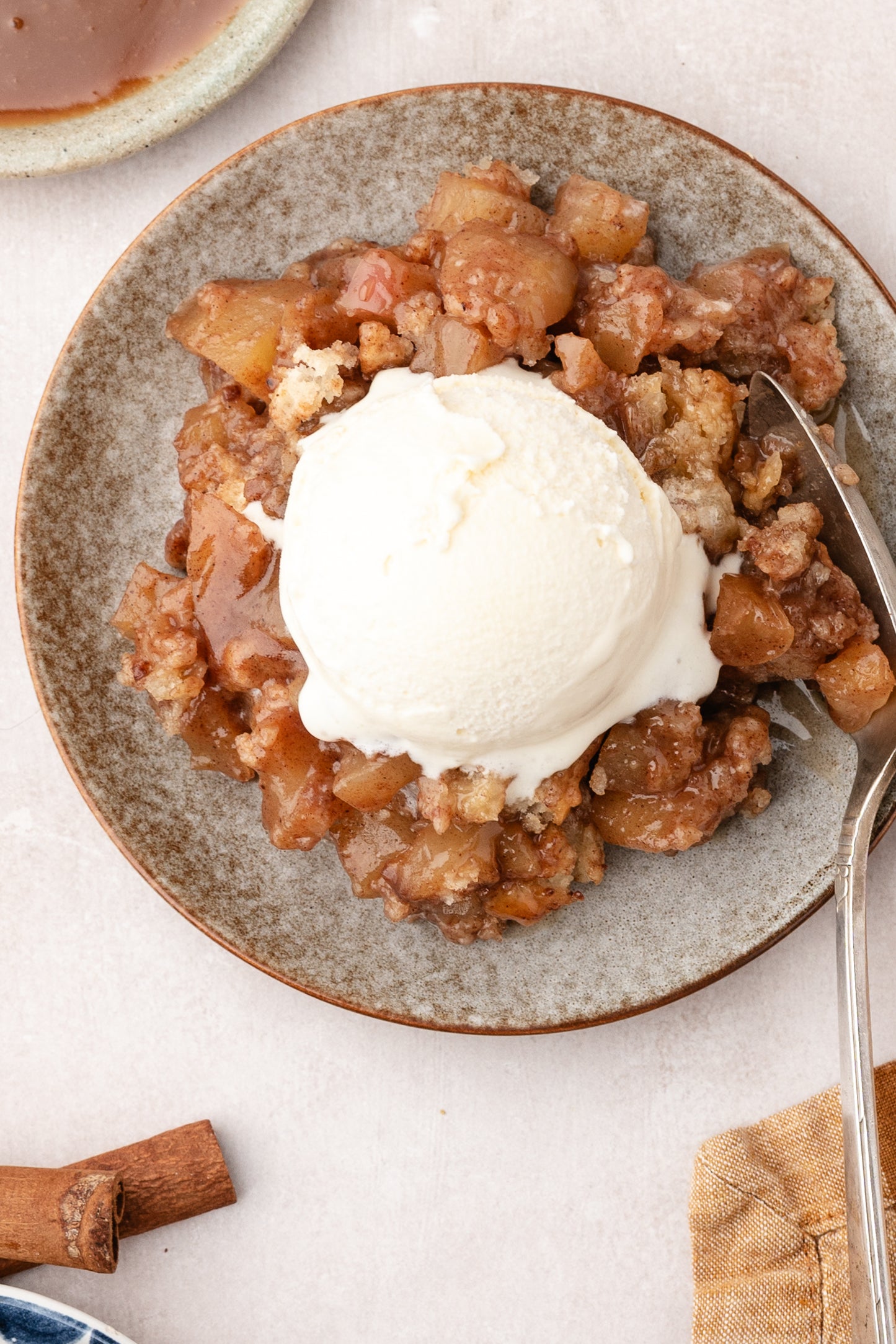 Apple Cobbler Skillet