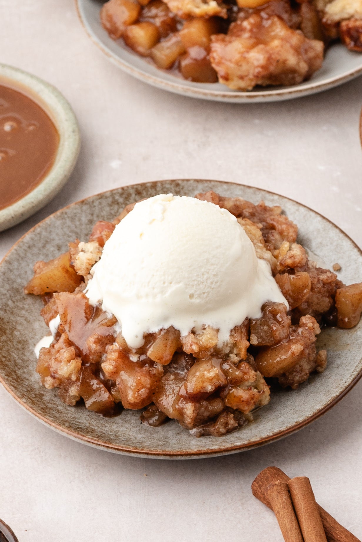 Apple Cobbler Skillet