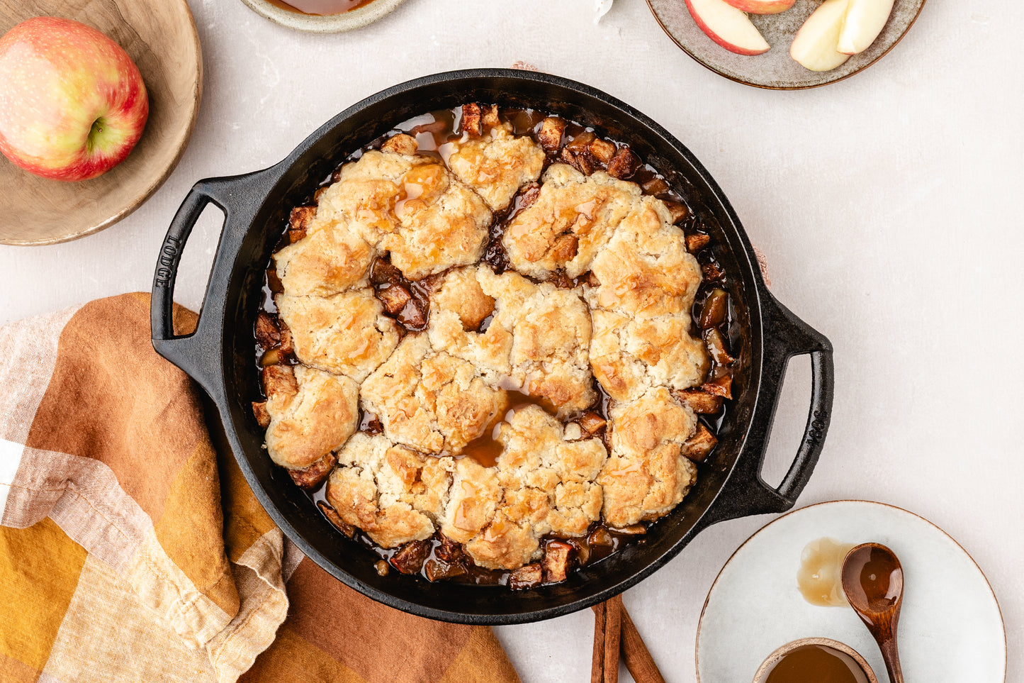 Apple Cobbler Skillet