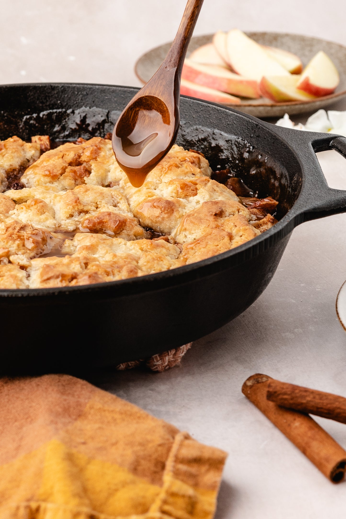 Apple Cobbler Skillet