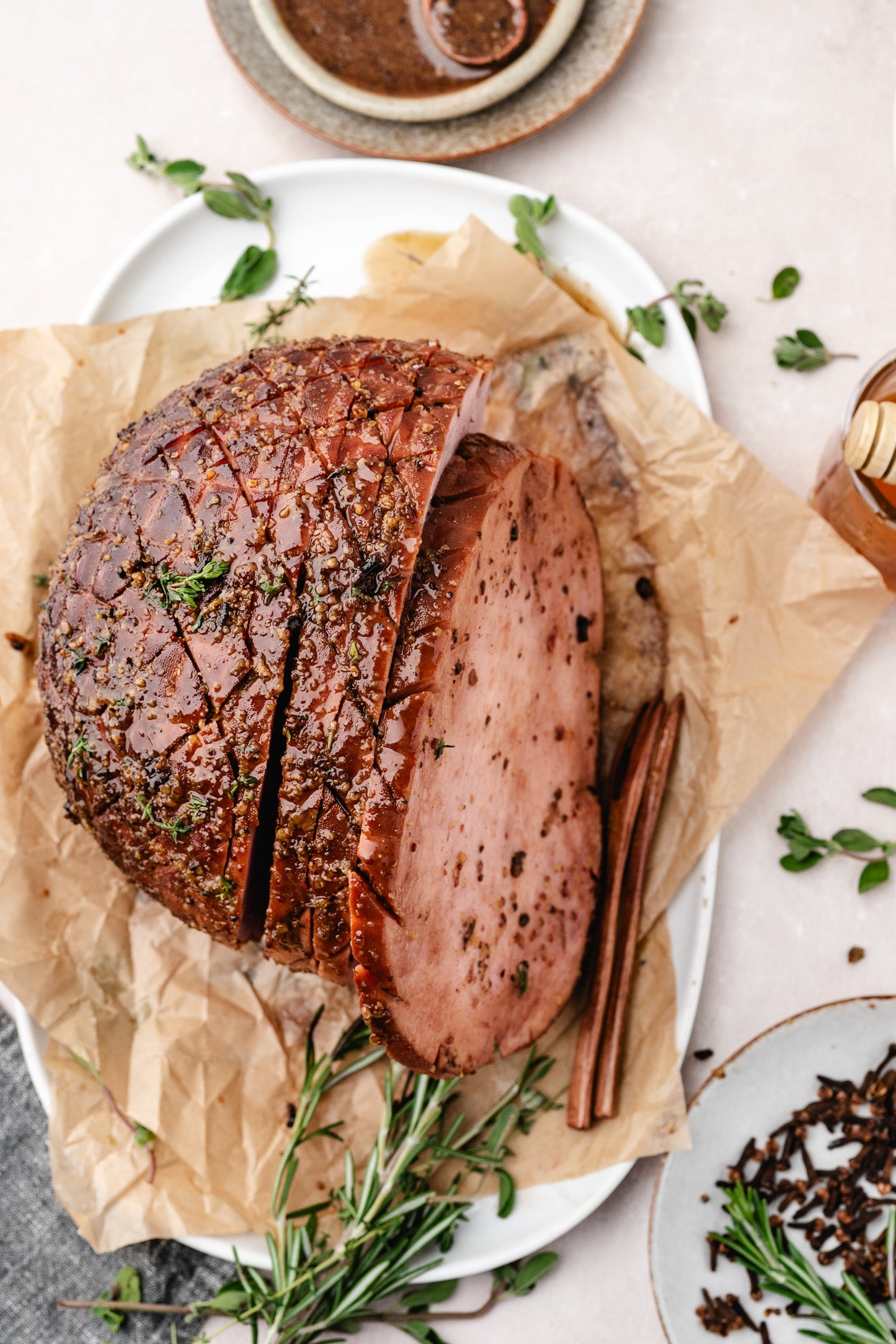 Baked Ham (Brown Sugar Glazed)