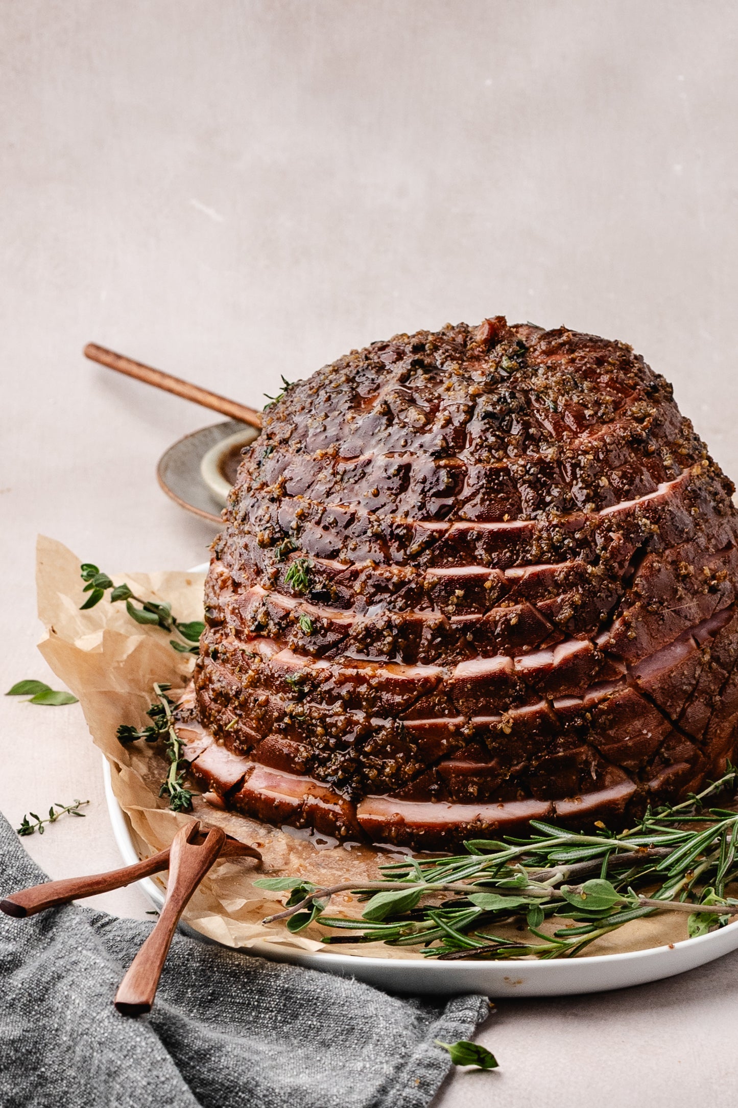 Baked Ham (Brown Sugar Glazed)