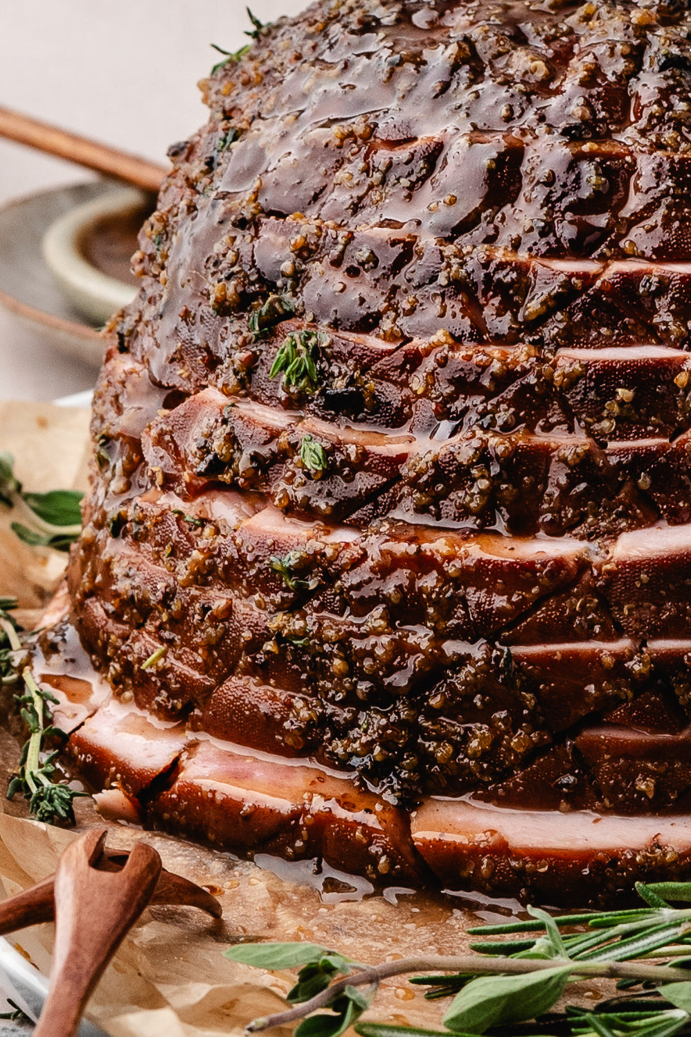 Baked Ham (Brown Sugar Glazed)