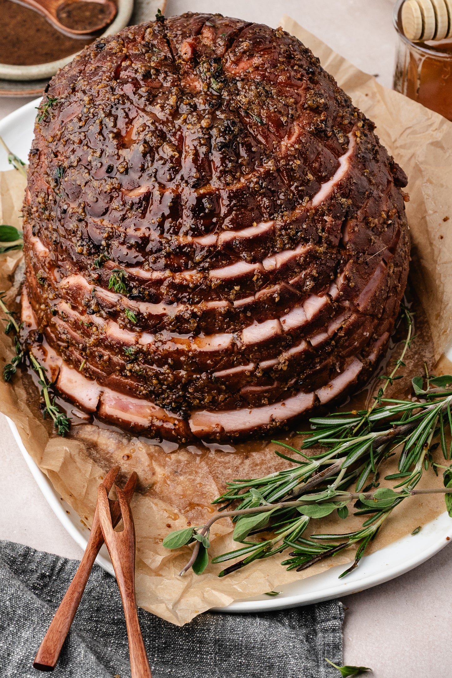 Baked Ham (Brown Sugar Glazed)