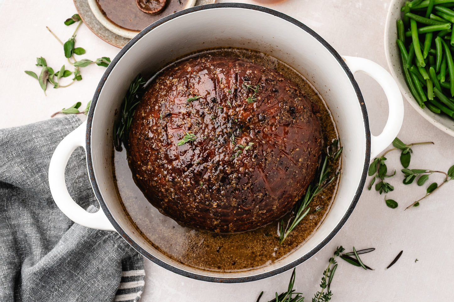 Baked Ham (Brown Sugar Glazed)