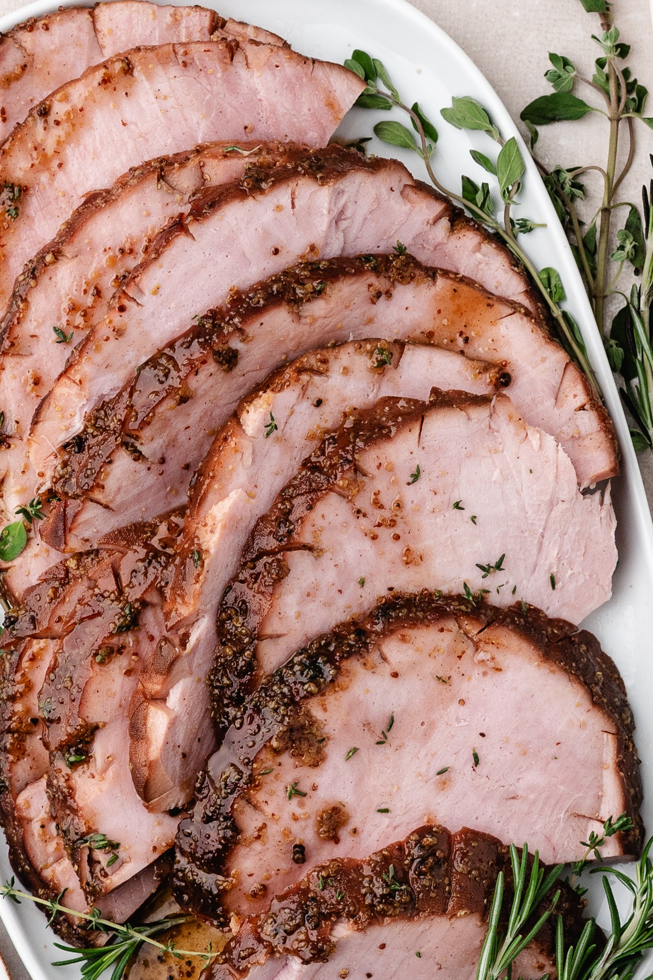 Baked Ham (Brown Sugar Glazed)