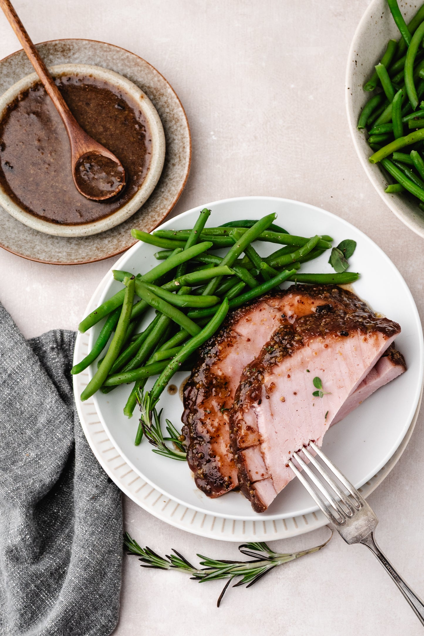 Baked Ham (Brown Sugar Glazed)