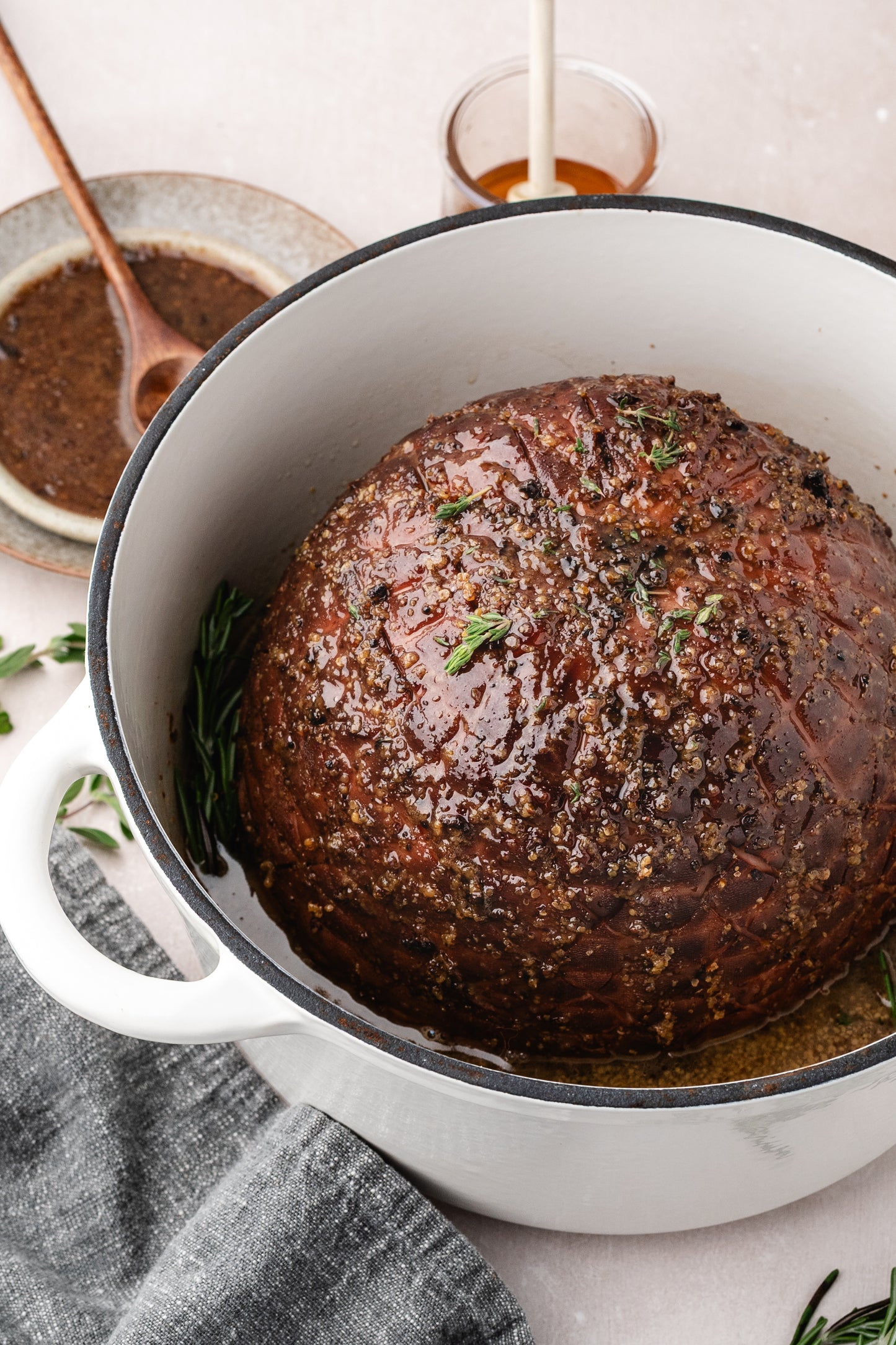 Baked Ham (Brown Sugar Glazed)