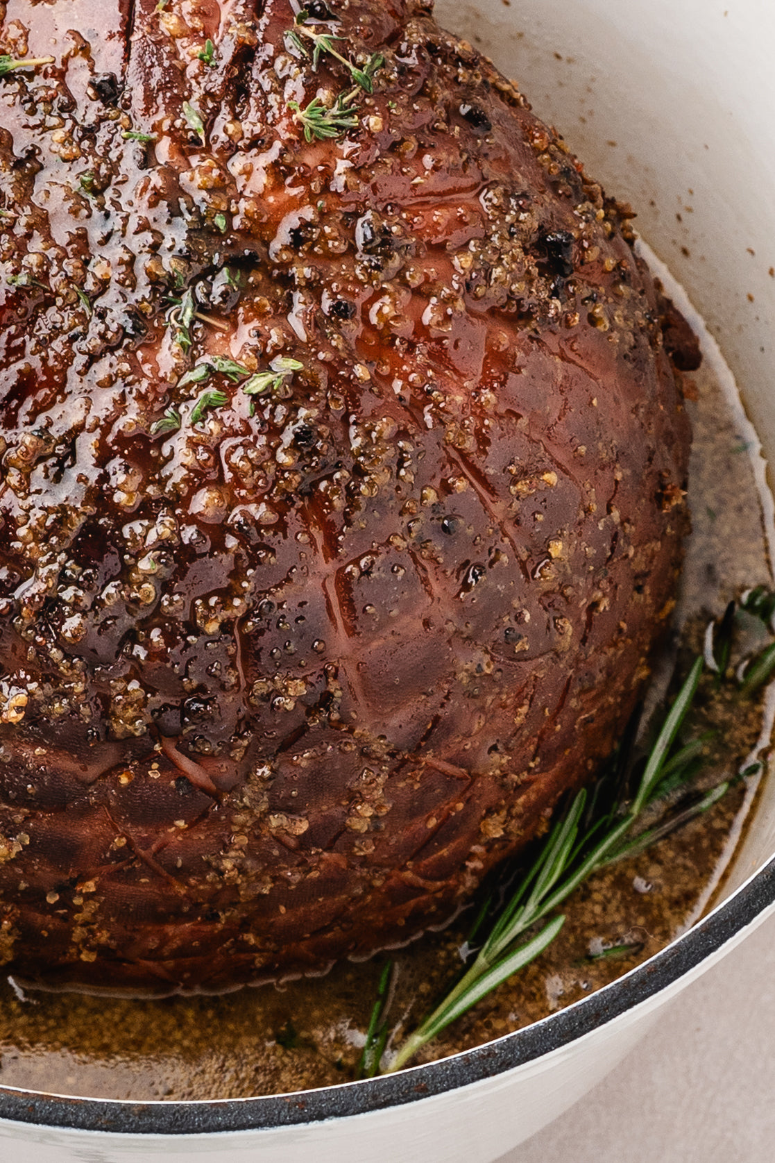 Baked Ham (Brown Sugar Glazed)