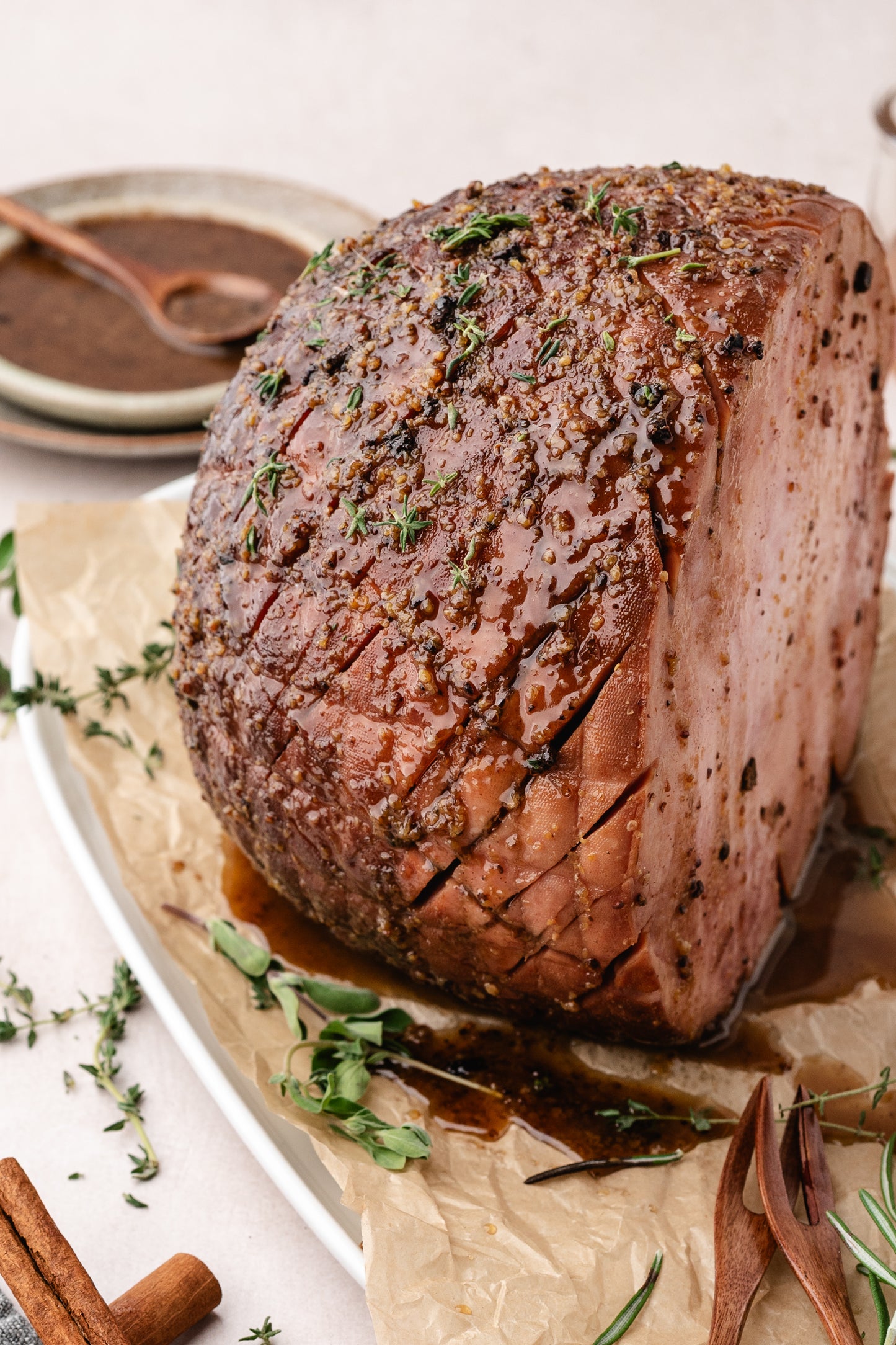 Baked Ham (Brown Sugar Glazed)