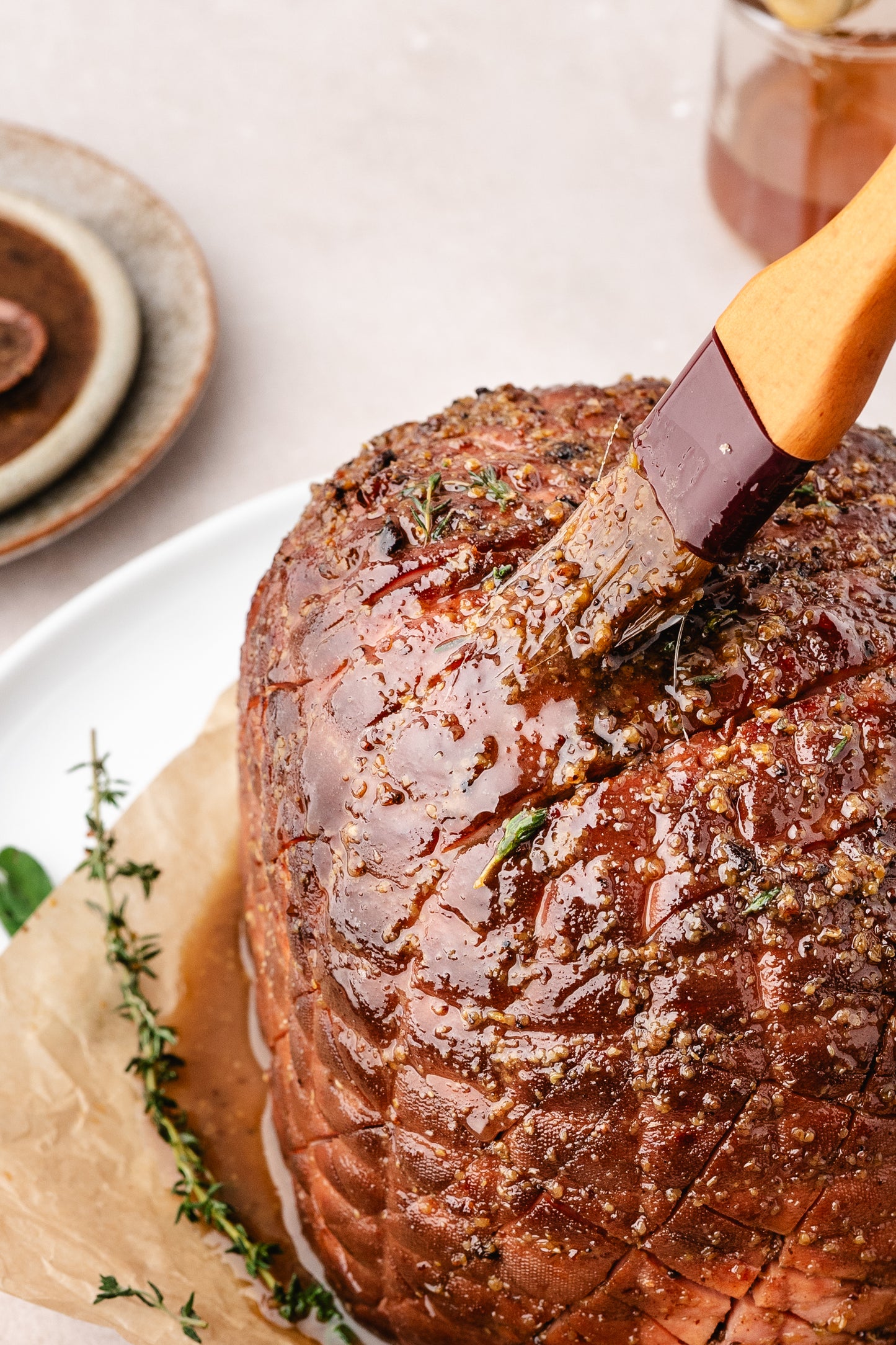 Baked Ham (Brown Sugar Glazed)