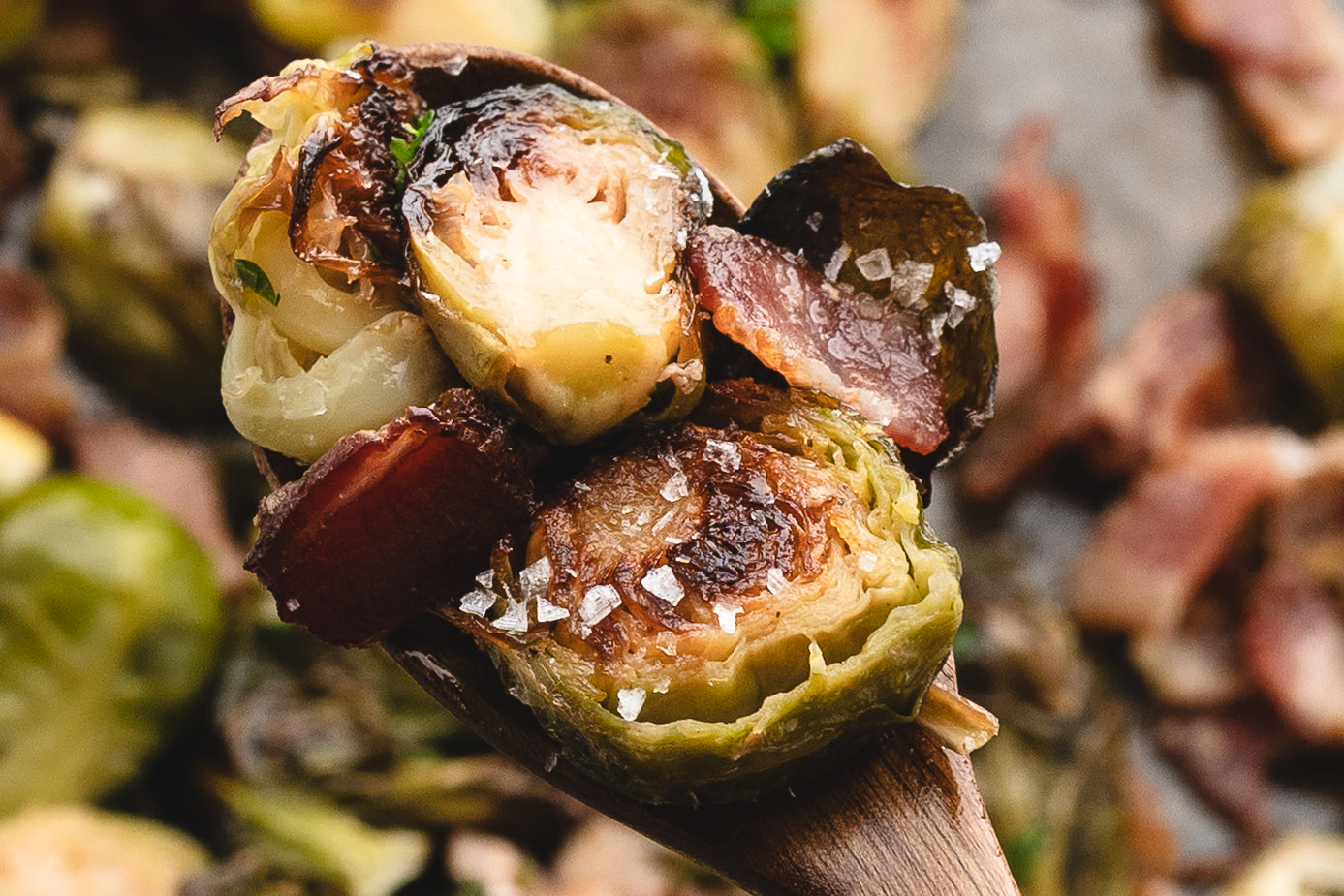 Maple Bacon Brussels Sprouts