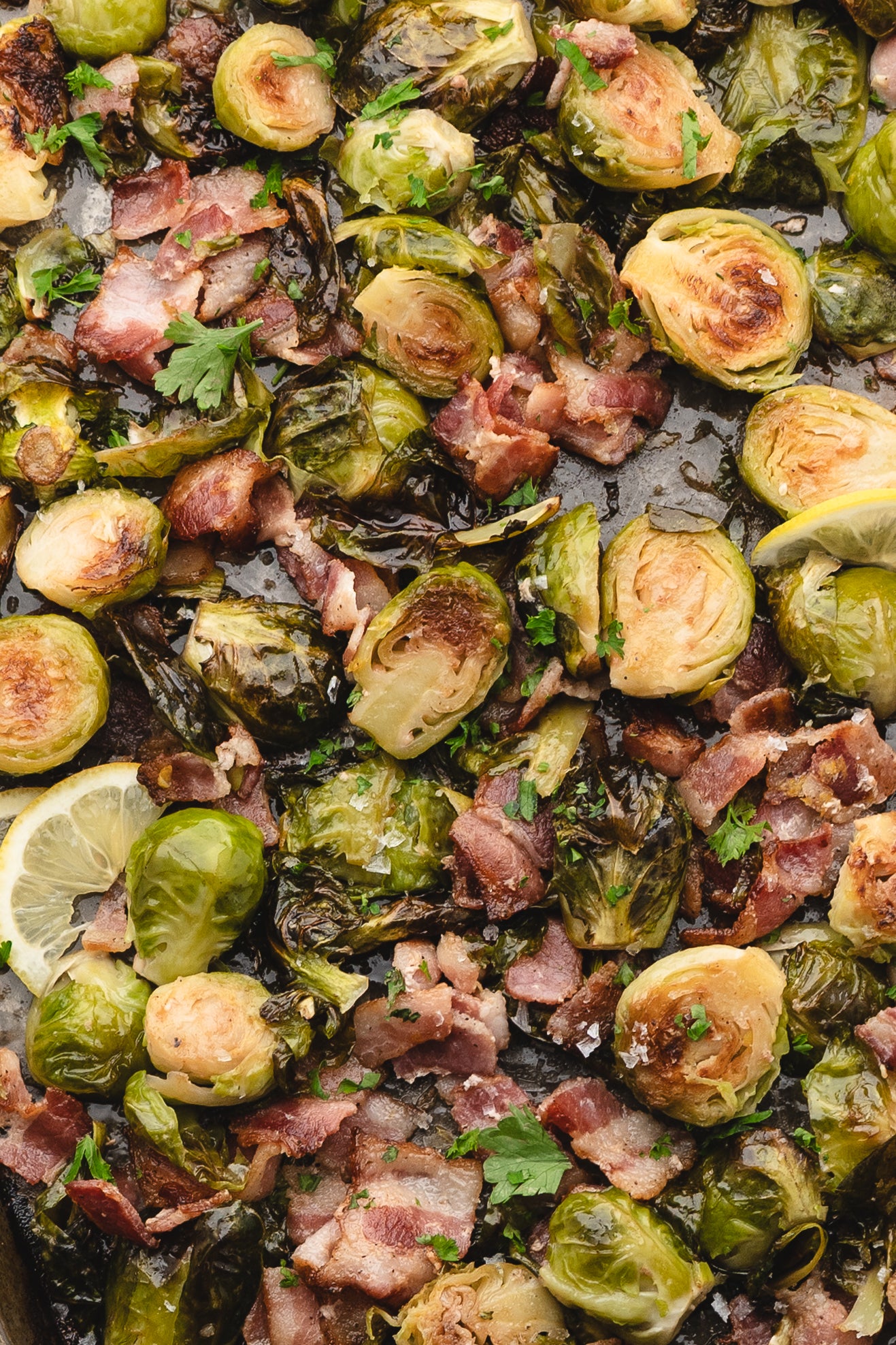 Maple Bacon Brussels Sprouts