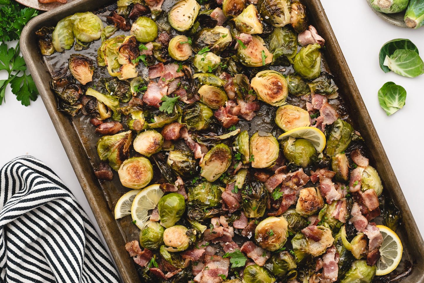 Maple Bacon Brussels Sprouts