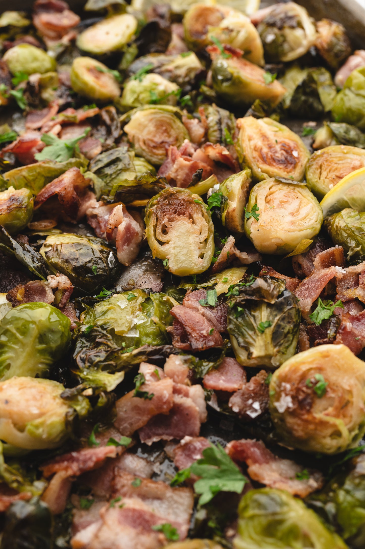 Maple Bacon Brussels Sprouts