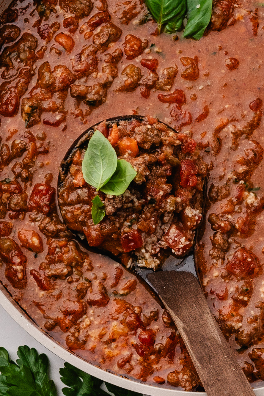 Beef Bolognese (with Pumpkin)