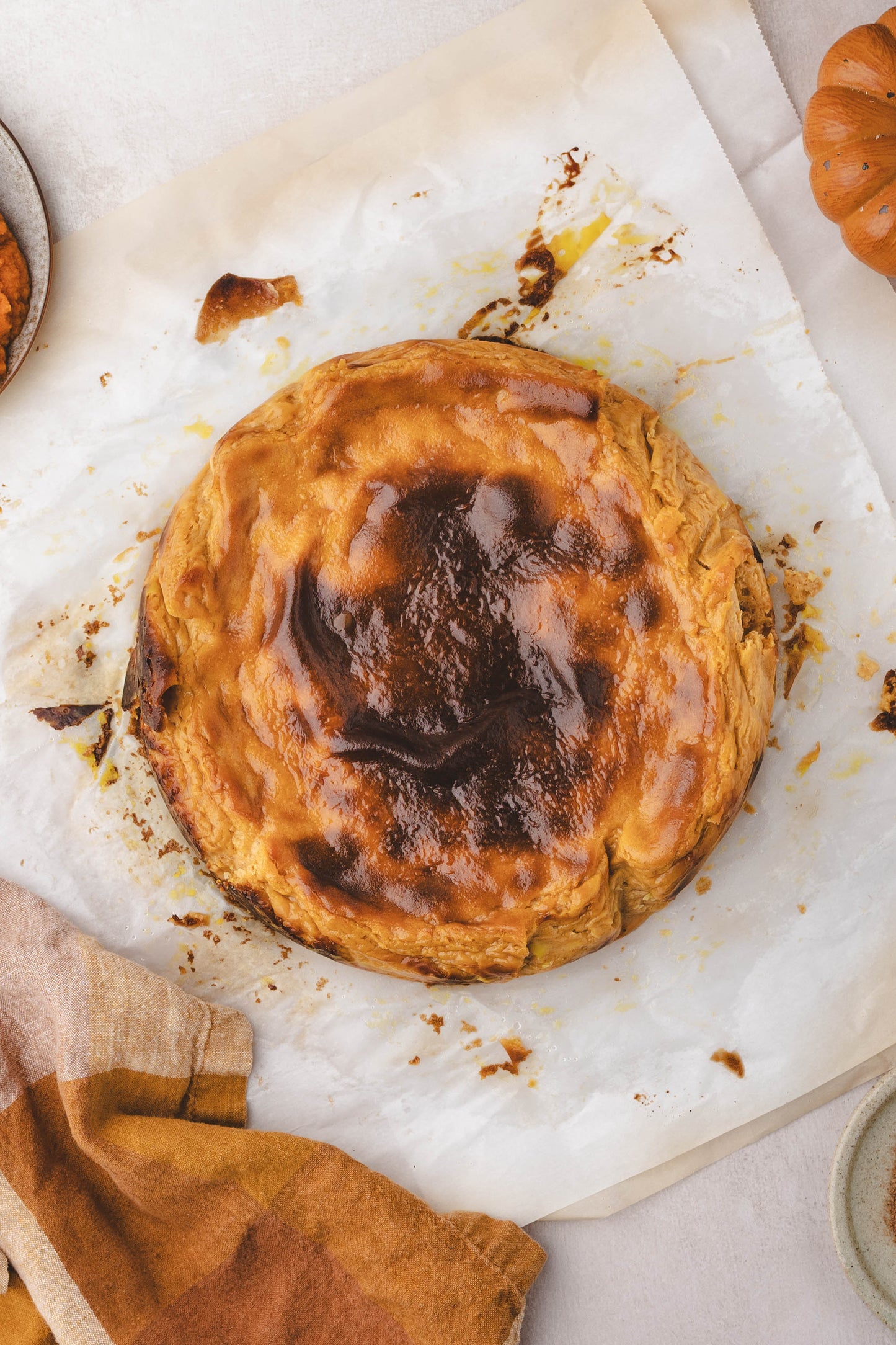 Pumpkin Spice Cheesecake (Basque)