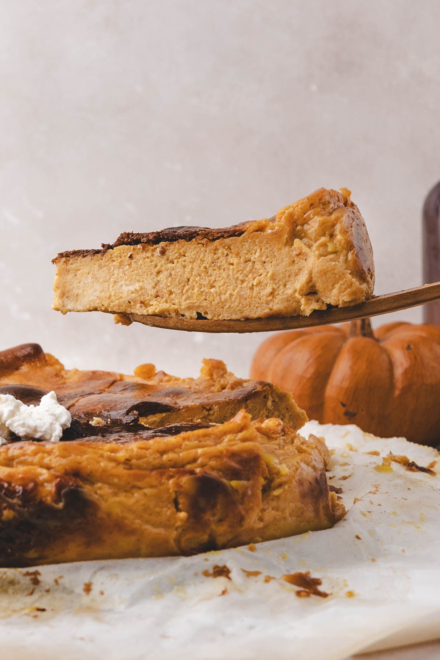 Pumpkin Spice Cheesecake (Basque)