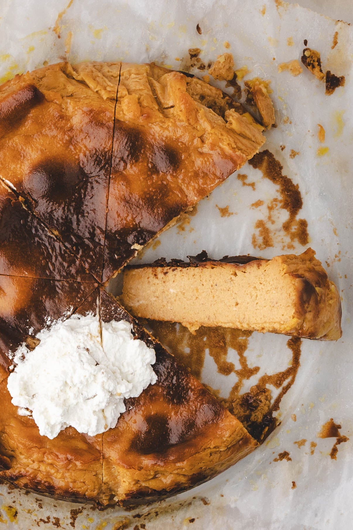 Pumpkin Spice Cheesecake (Basque)