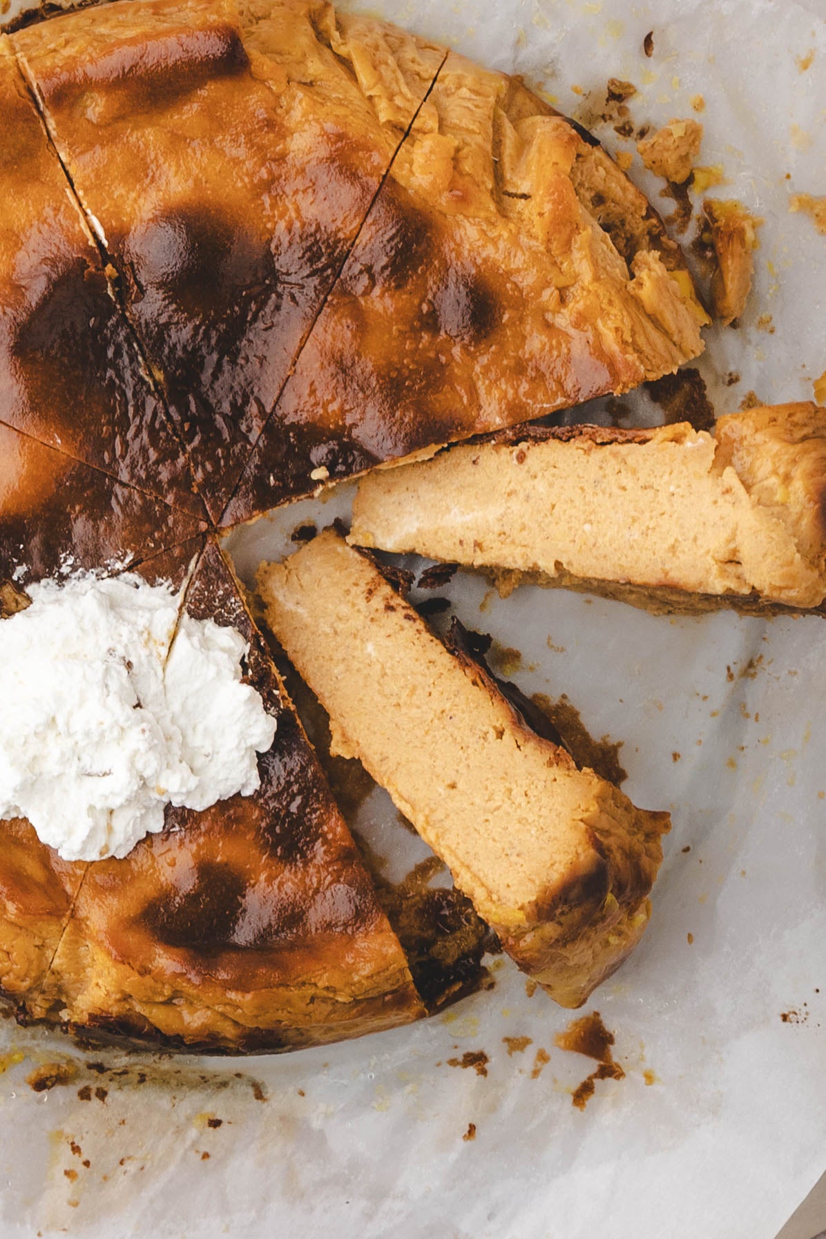 Pumpkin Spice Cheesecake (Basque)