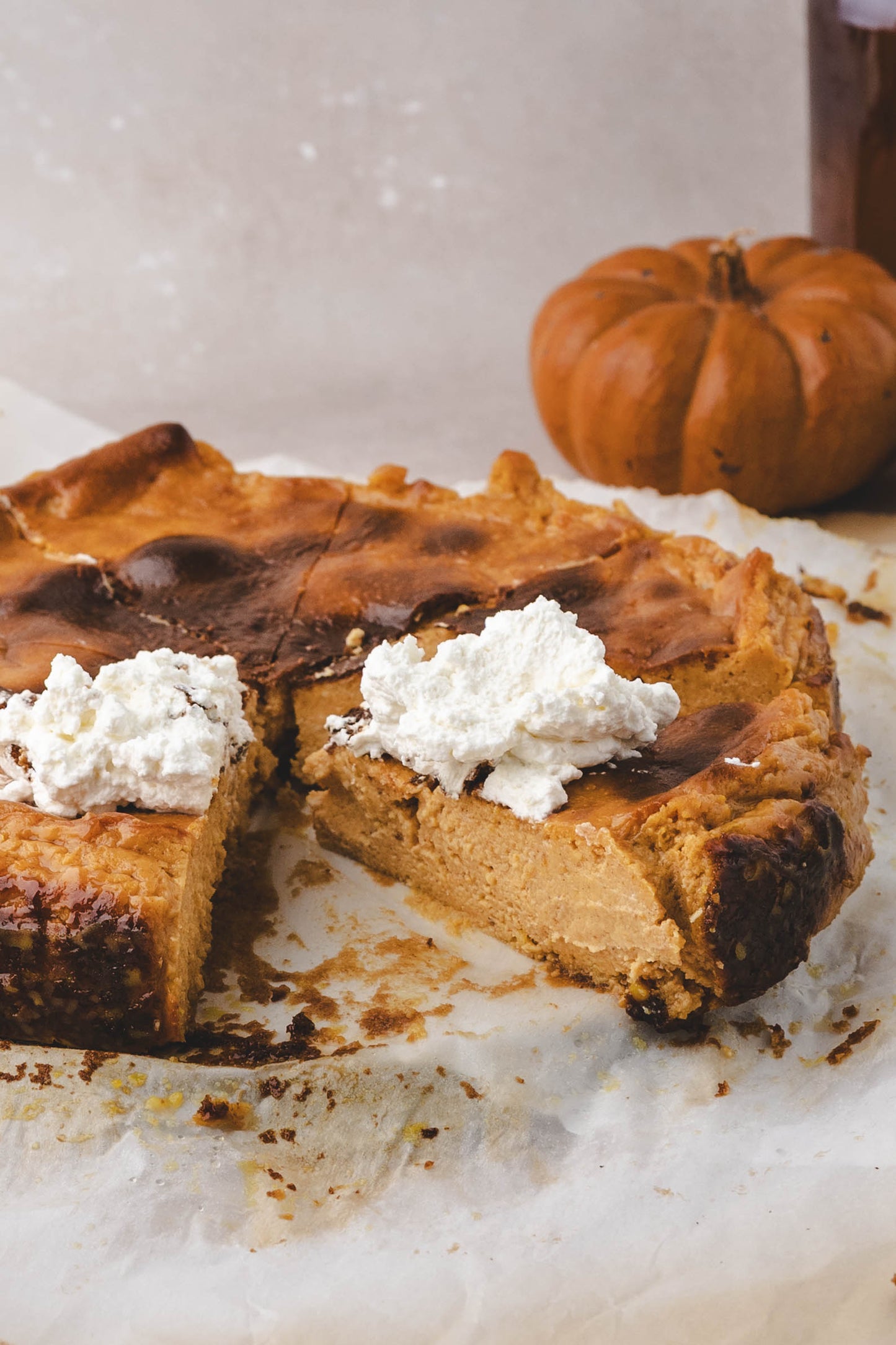 Pumpkin Spice Cheesecake (Basque)