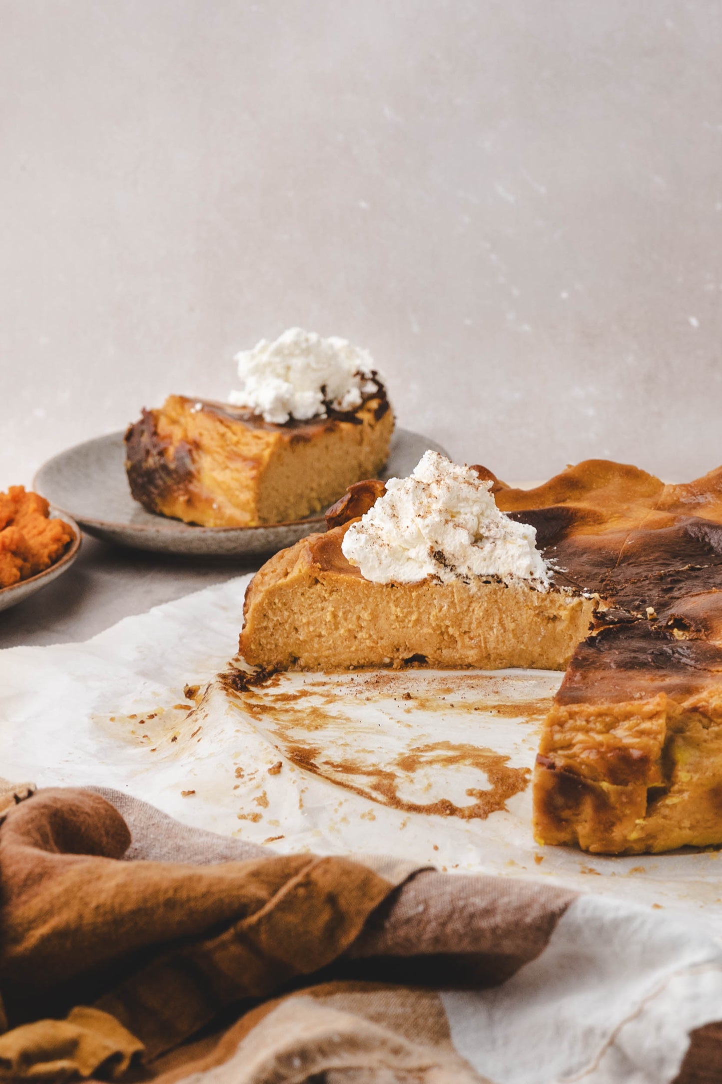 Pumpkin Spice Cheesecake (Basque)