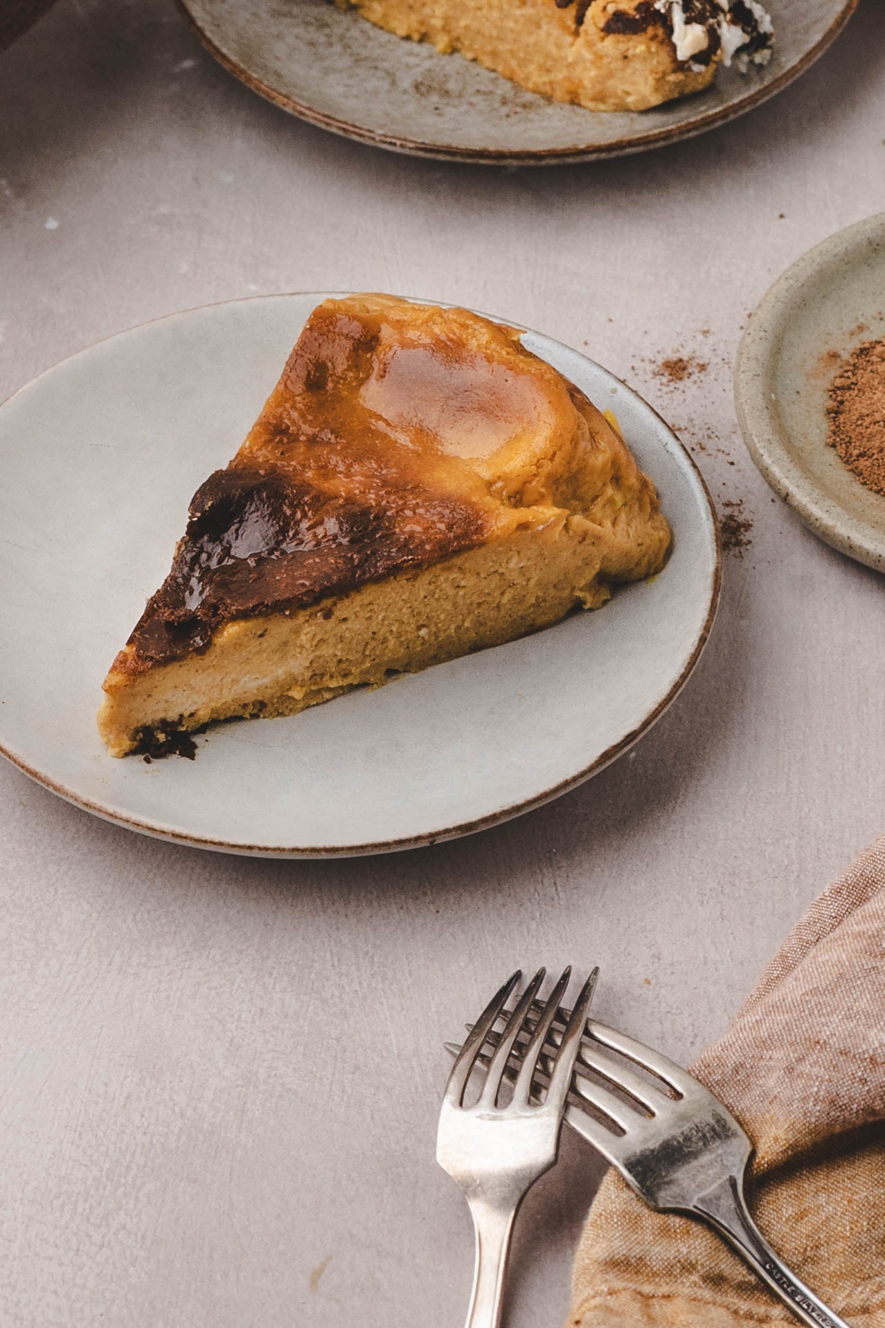 Pumpkin Spice Cheesecake (Basque)