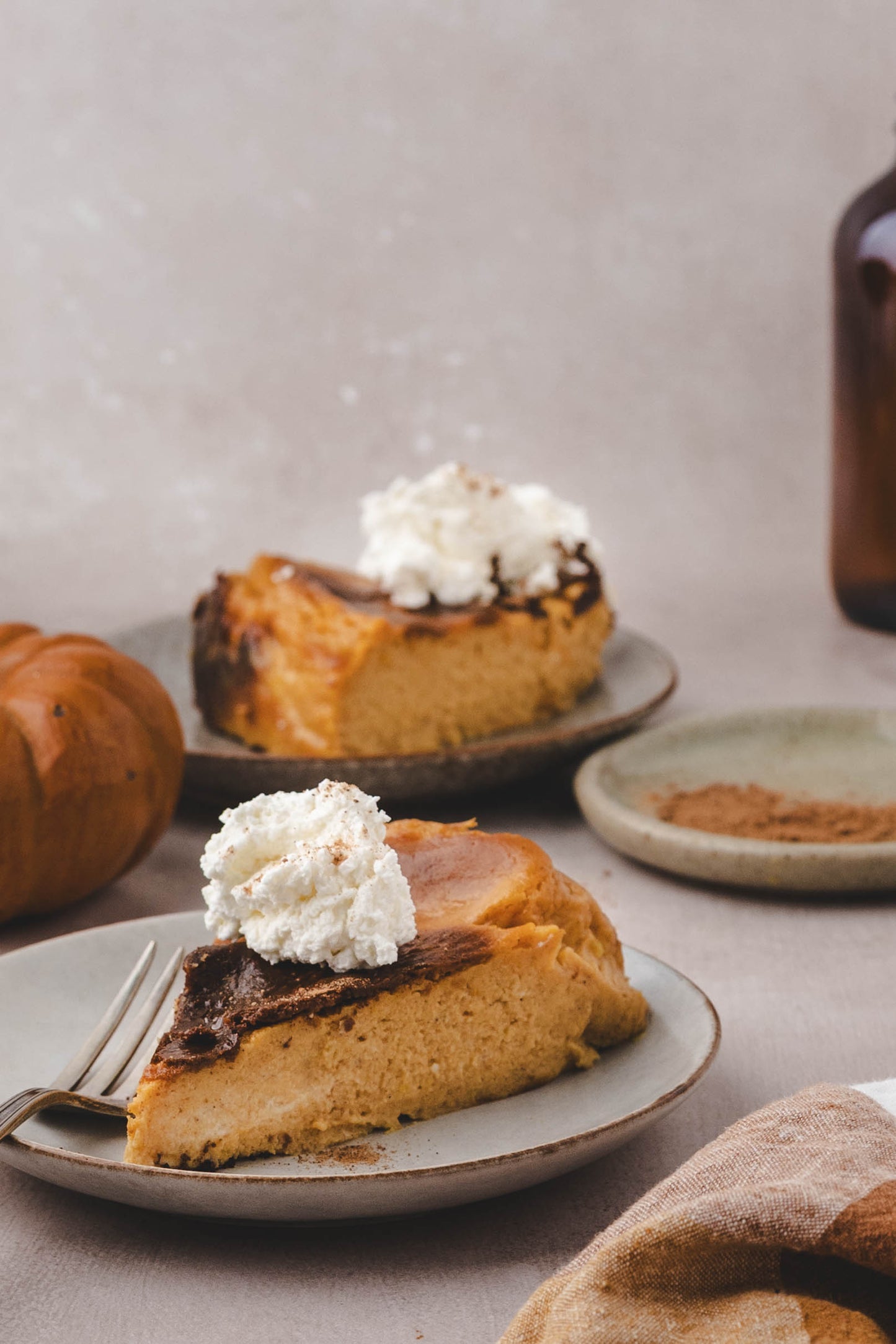 Pumpkin Spice Cheesecake (Basque)