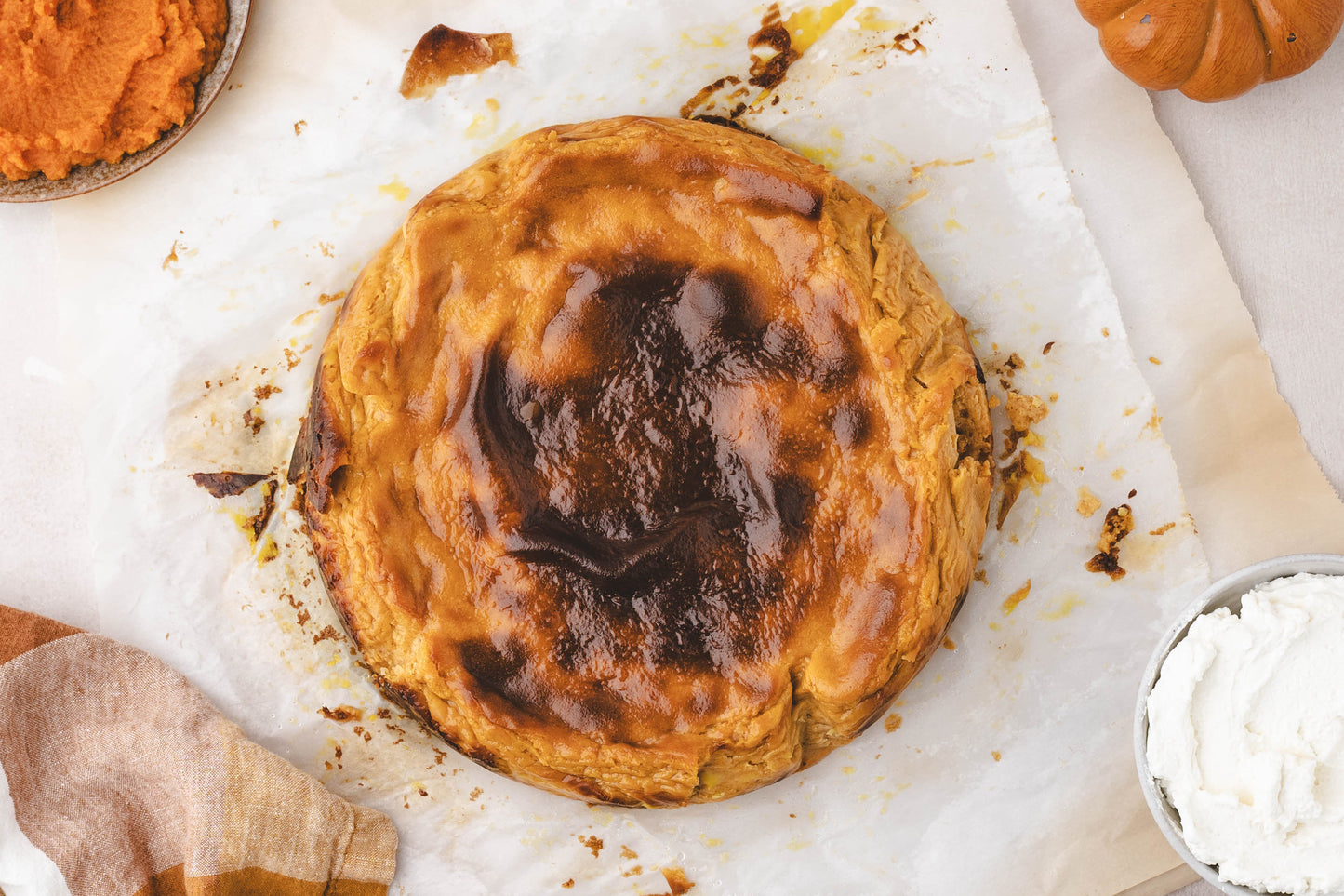 Pumpkin Spice Cheesecake (Basque)