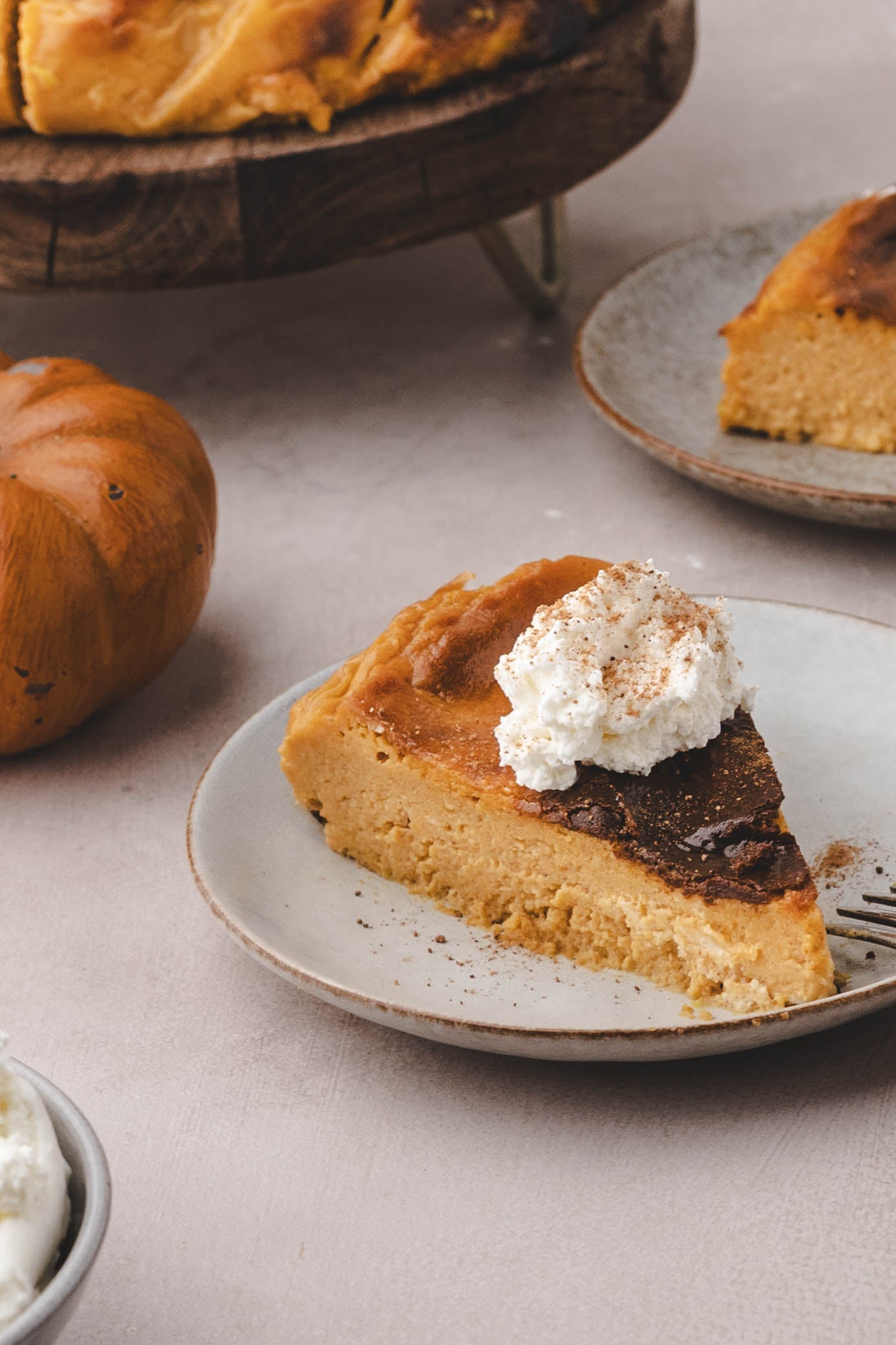 Pumpkin Spice Cheesecake (Basque)