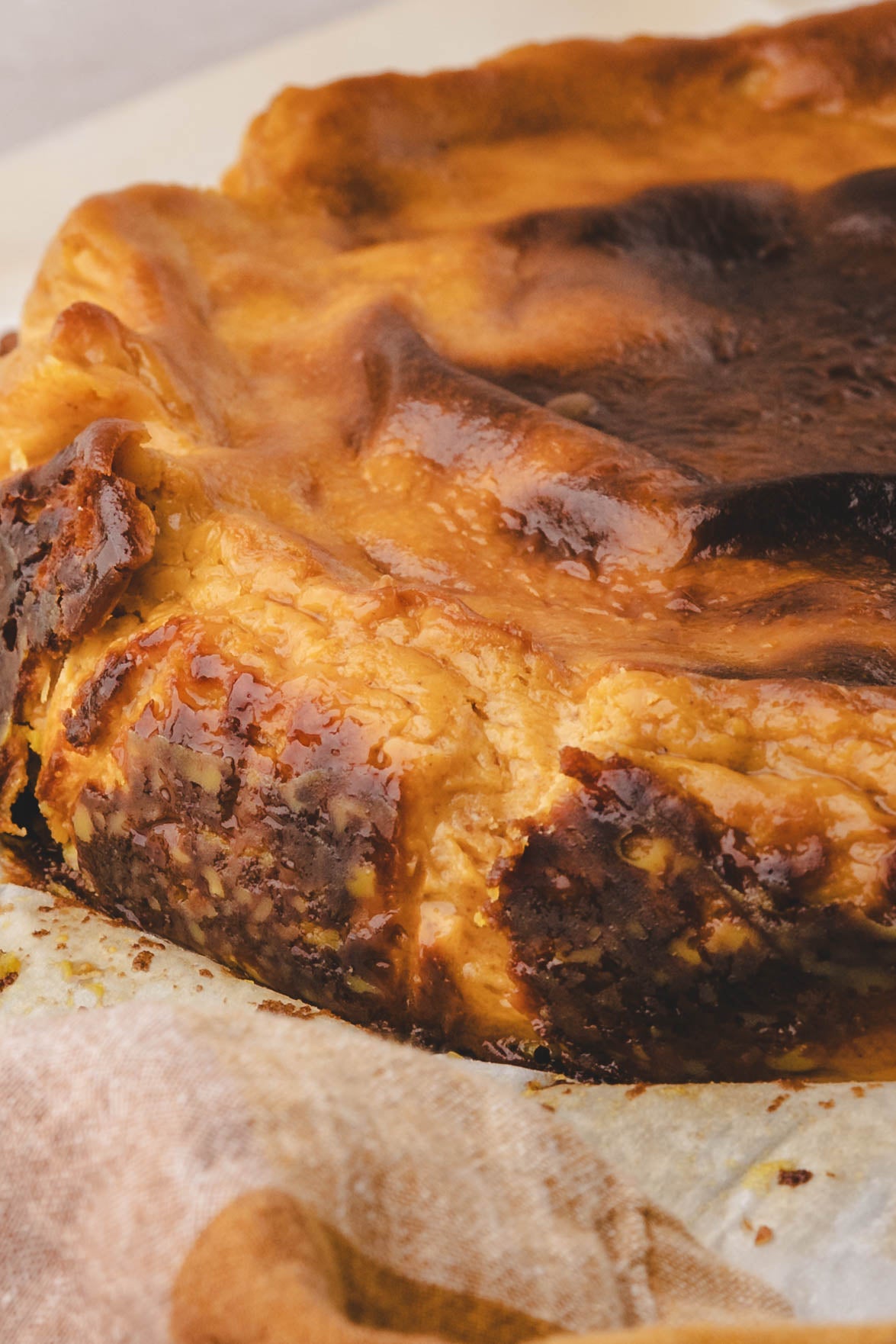Pumpkin Spice Cheesecake (Basque)