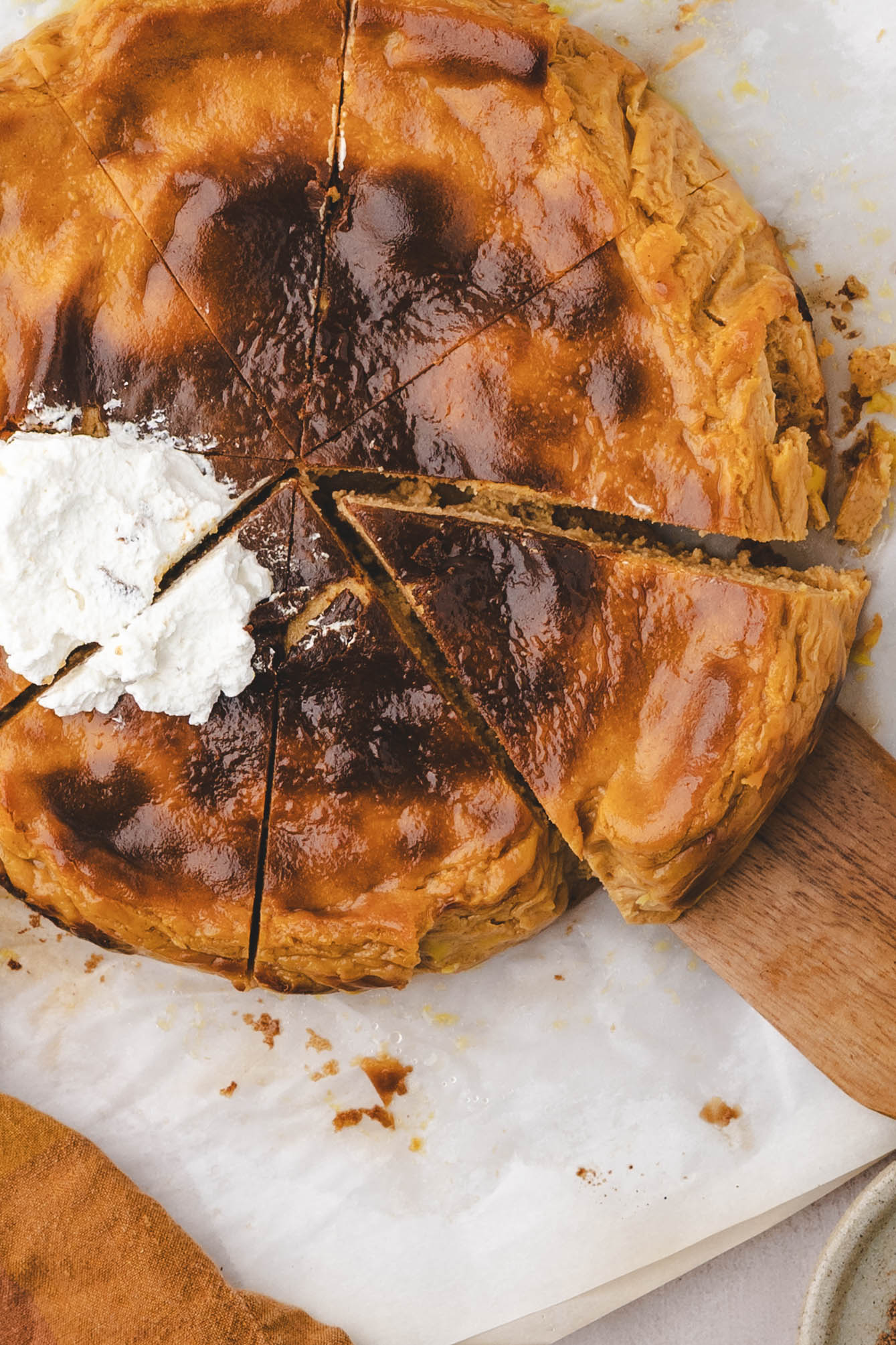 Pumpkin Spice Cheesecake (Basque)
