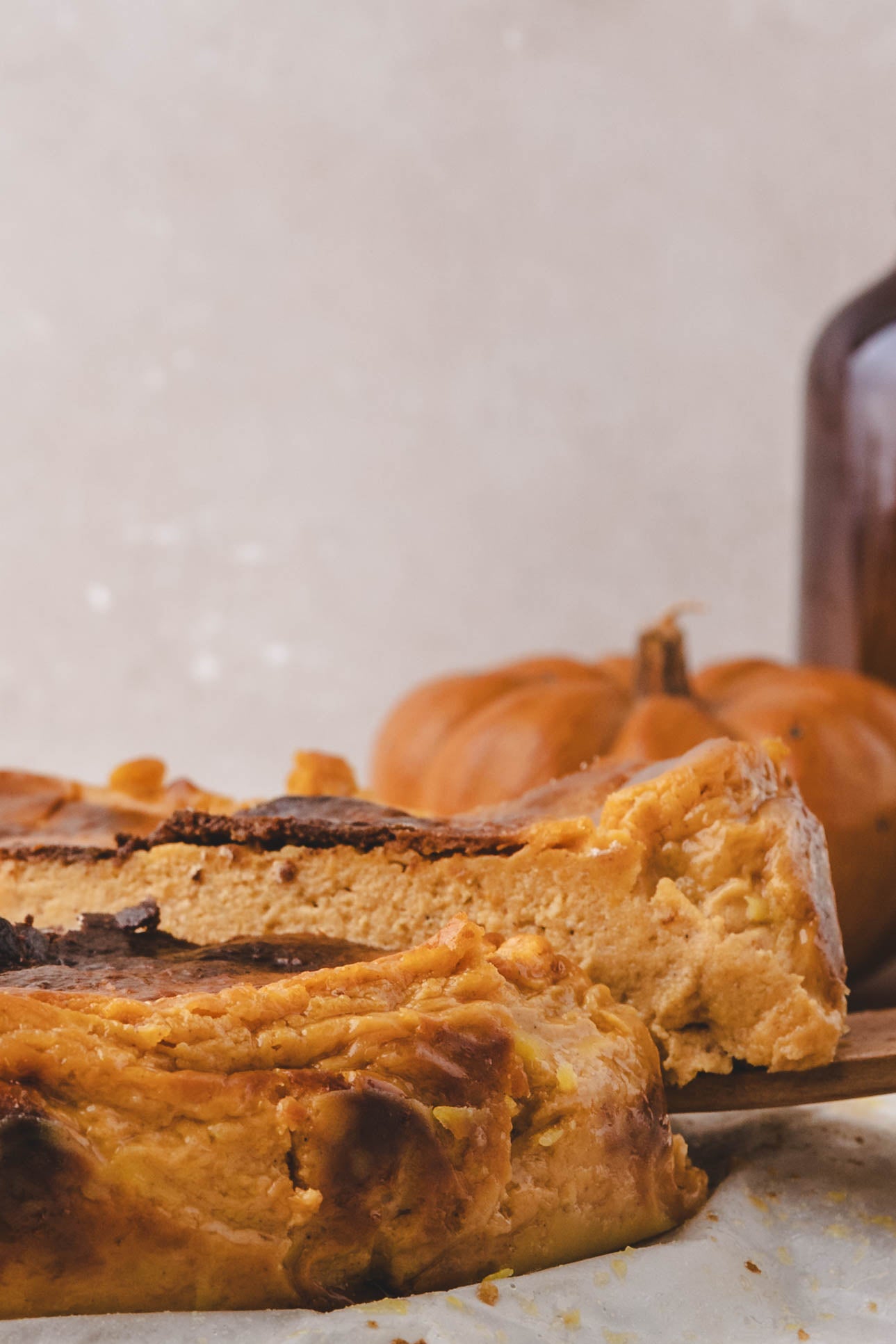 Pumpkin Spice Cheesecake (Basque)