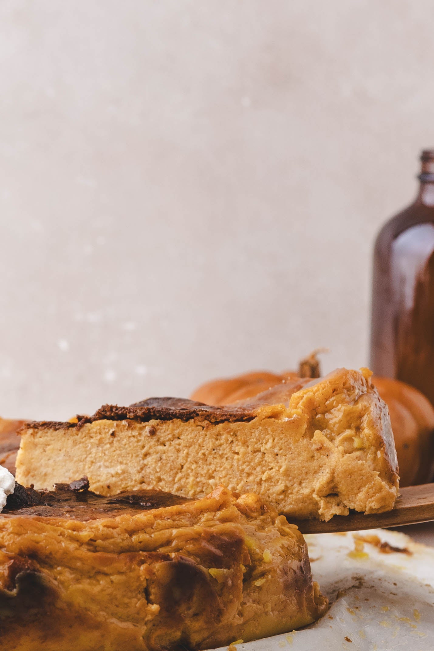 Pumpkin Spice Cheesecake (Basque)