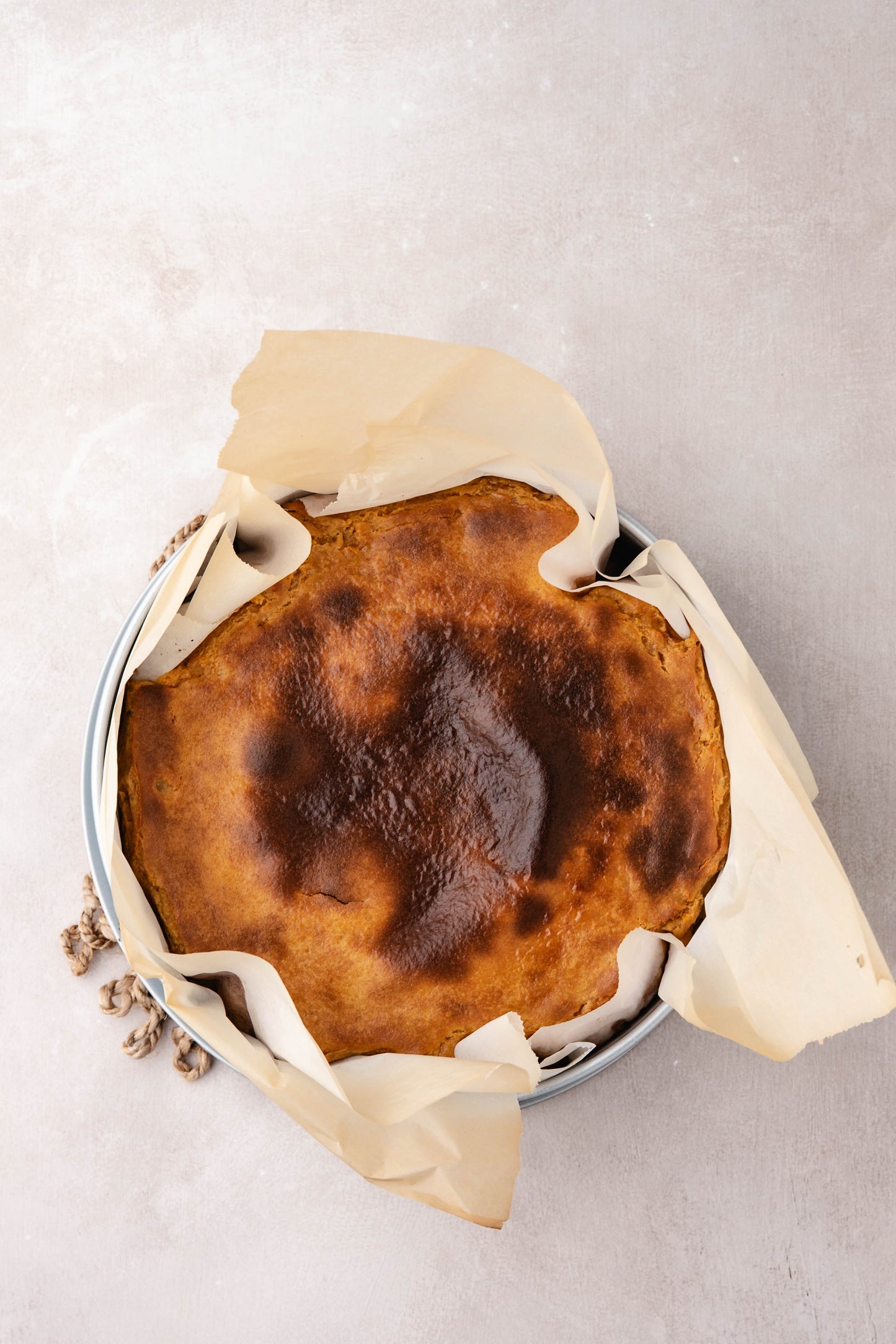 Pumpkin Spice Cheesecake (Basque)